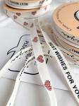 13mm Printed Cotton Ribbon DIY Craft Packing Ribbon For Gift