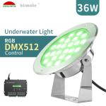 1200LM DMX512 Control Waterproof LED Spotlights VDE Underwater
