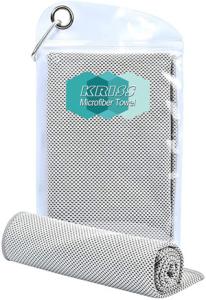 Quality Grey Lightweight Soft Plain 220gsm Cold Towels For Sports wholesale