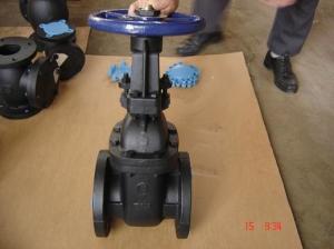 Quality (bs) Cast Iron Metal Gate Valve O&amp;Y flanged ends wholesale