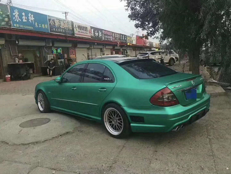 For Mercedes W211 Body Kit FPR Material W211 E260 E350 Upgrade WALD Style Body Kit