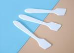 white 81.8mm Cosmetic Cream Spoon In Injection Plastic Mould