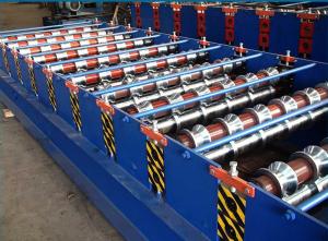 Quality Solid Shaft Roof Roll Forming Machine / Corrugated Sheet Making Machine wholesale