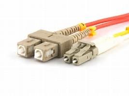 Quality Duplex SC to LC Fiber Optic Patch Cable Single Mode Multi Mode in 3M Length wholesale