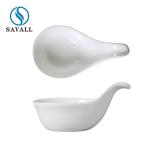 Simple Bone China Caviar Serving Spoon Tableware Accessories