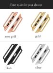 SS Watch Strap Adapters 38mm 40mm 42mm 44mm SGS Passed