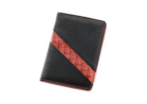 Quality Black Travel Passport Holder personalized Cross Pattern PU leather wholesale