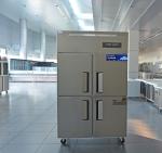 110V/60HZ 4 Doors Heavy Duty Refrigerated Cabinets Upright Refrigerator Fridge