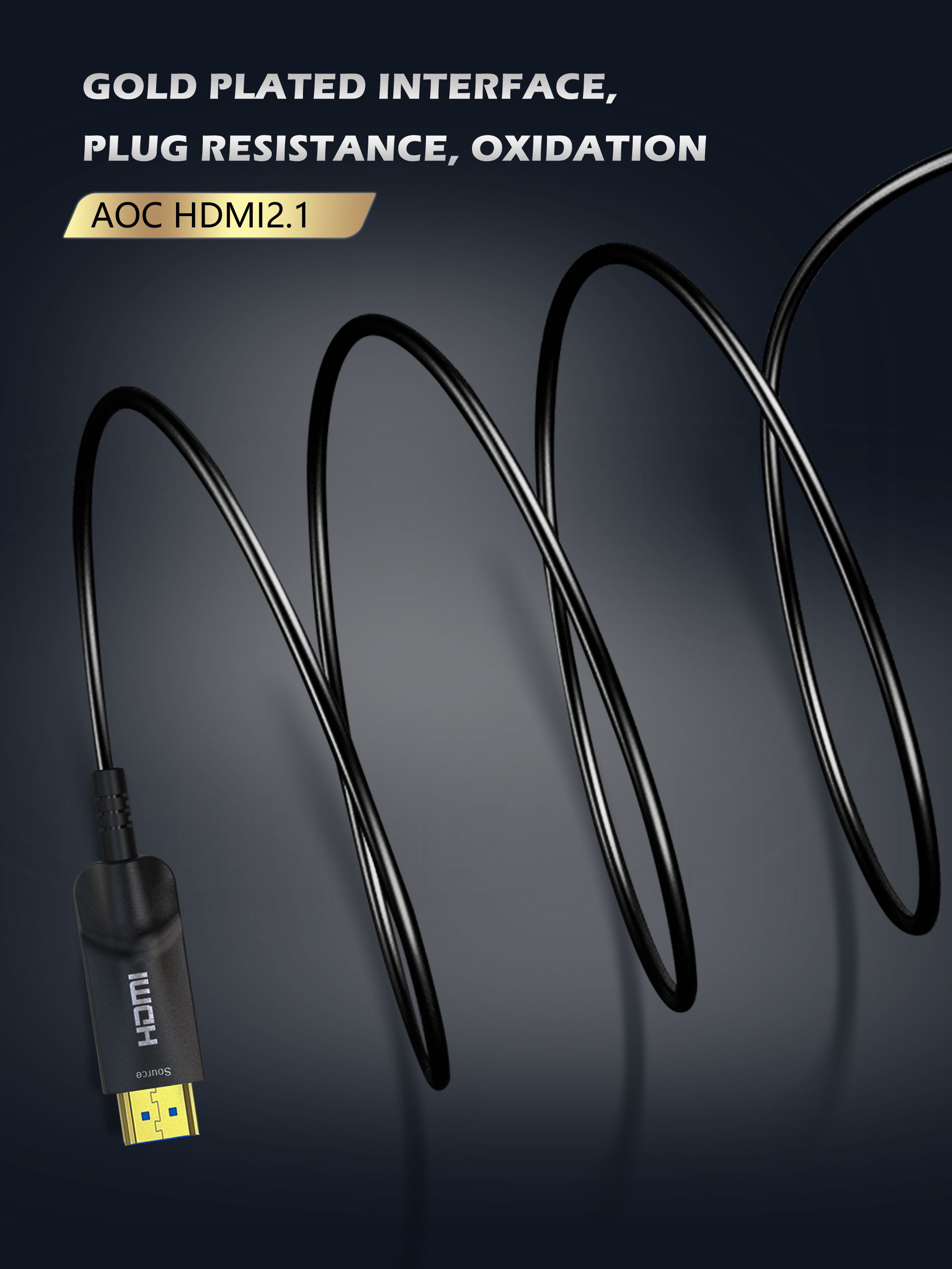 50 Feet Fiber Optical HDMI Cable