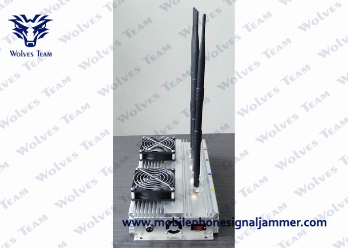 High Power Mobile Phone Signal Jammer Indoor 45W Omni Directional Antennas GSM CDMA