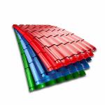 Color Coated Corrugated Roof Sheet For Building HDP Plate Precoated Galvanized