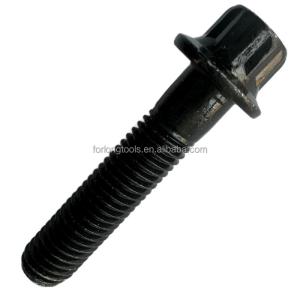 Quality Silver DIN Standard Steel 12 PT Flange Head Bolts M7x 32MM LENGTH in Black wholesale