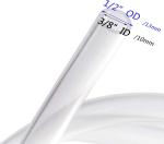Clear Silicone Tubing,10FT 3/8"ID X 1/2"OD Food Grade Pure Silicone Hoses High