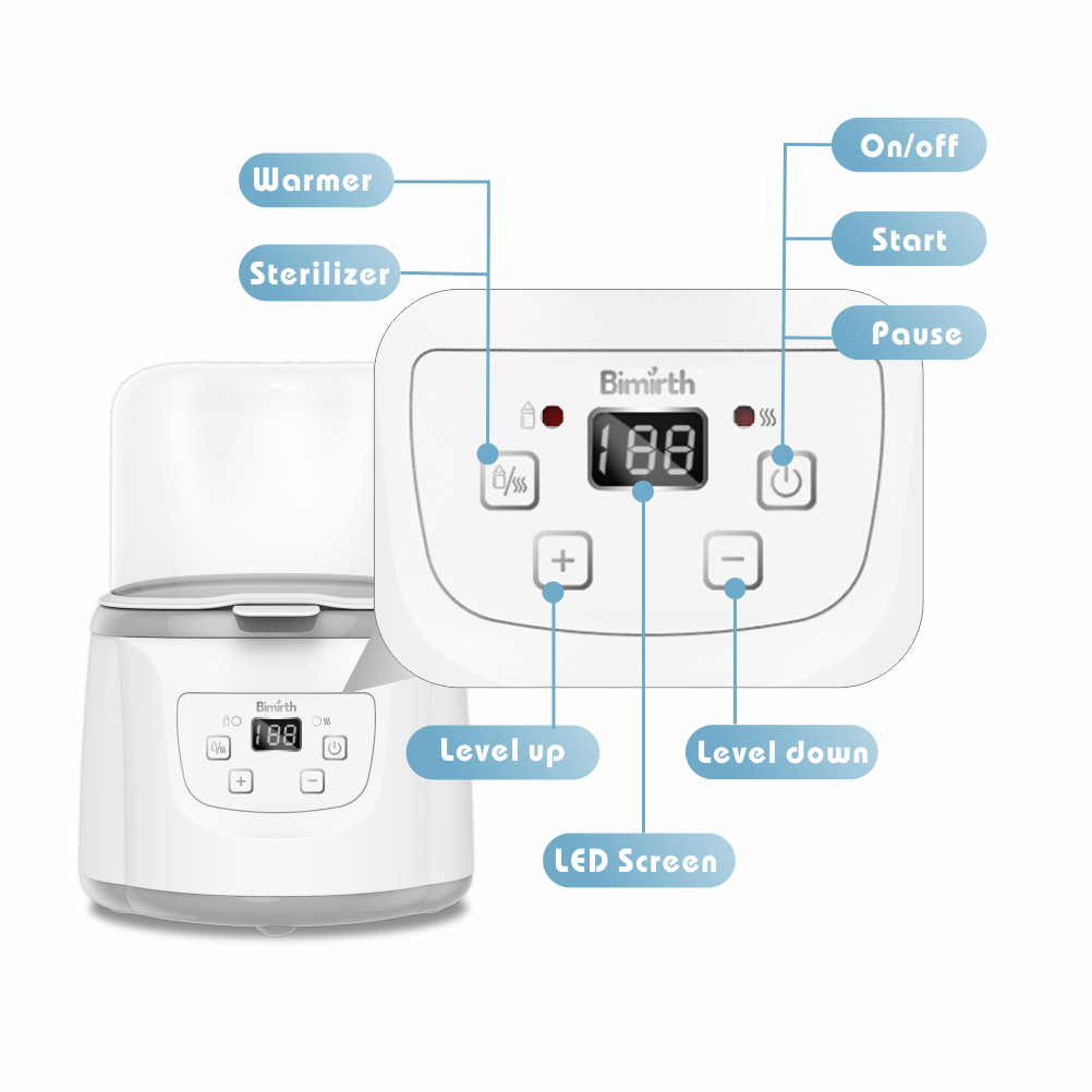 Adjustable Temperature Electric Baby Double Bottle Warmer PC ABS Electric Bottle Heater