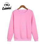 Organic Embroidery Oversize Oem Clothing 80% Cotton 20% Polyester Long Sleeve