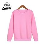 Organic Embroidery Oversize Oem Clothing 80% Cotton 20% Polyester Long Sleeve