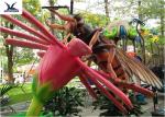 Zoo Park Outdoor Insect Sculpture , Handmade Animal Artificial Insect Statues