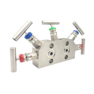 Quality 1/2 NPT Pressure Transmitter Manifold DPT Direct Mounting 5 Valve wholesale