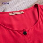 100% cotton long casual red color plus size designs cheap women dresses pictures