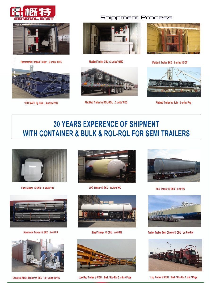 Factory Excavator Transport 3 Axles 60t Fgn Heavy Duty Excavator Transport Step Drop Deck Lowbed Low Bed Truck Trailer