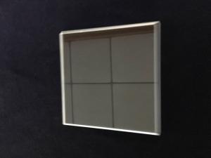 Quality Transparent Sapphire Windows , Sapphire Lens Plano Rectangle 116x116x8.3mmt wholesale