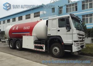 Quality SINOTRUK HOWO 24m3 Bulk LPG Tank Trailer For Dispensing Cooking Gas wholesale