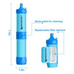 Survival Straw Emergency Water Filter Personal Purifier Portable Filtration