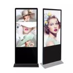 75" Floor Standing digital signage mediaplayer Free CMS 4K Android Windows Dual