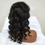 Loose Bounce Wave Transparent 5x5 Full Lace Front Frontal Wig Glueless Pre Pluck