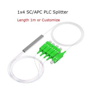 Quality 1x4 PLC Fiber Splitter Mini Module 900um SC/APC Singlemode wholesale