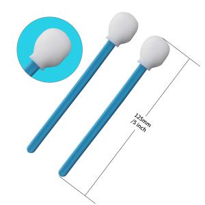 Quality 125mm Total Length Disposable Foam Tip Swabs With No Fibers TX708 wholesale