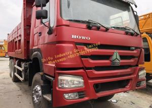 Quality HOWO 375 Second Hand Dumper Truck / 10 Tires Used Tipper Trucks Diesel Type wholesale