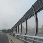 92% Light Transmission Cast Clear Acrylic Sheet Sound Noise Barrier