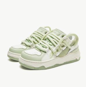 Quality Fashion Women Low Vulcanized Sneakers , Casual Lace Up Chunky Sneakers wholesale