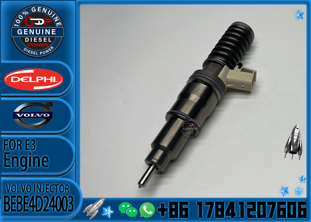 Common Rail Fuel Injector BEBE4D24003 BEBE4D21001 BEBE4D19001 BEBE4D19002 BEBE4D21001 For VOL Diesel Engine