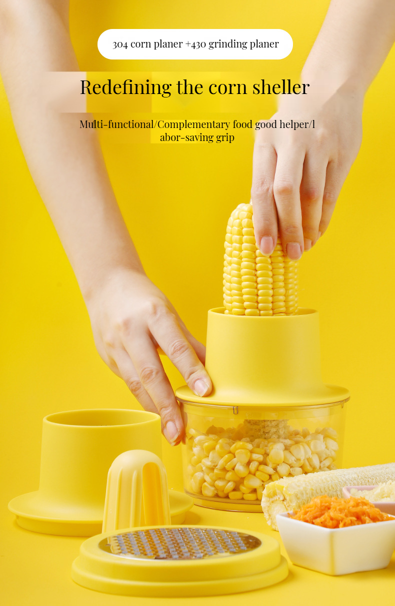 Multi-Function Stainless Steel Corn Peeler Vegetable Grater Metal Cutter Fruit Vegetable Tools Type Cherry Pitters