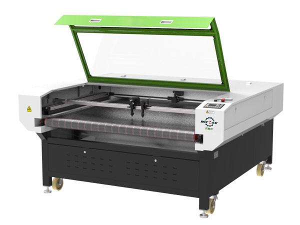 Auto Feeding 60W 80W CO2 Laser Engraving Cutting Machine For Rolled Fabric Cloth