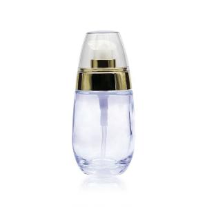 Quality Luxury 60ml Glass Foundation Bottle Pump Sprayer For Skin Care Cream wholesale