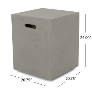 Quality Outdoor 40'' 50000 BTU Square Metal Fire Pit Table Brazier With Tank Rack wholesale