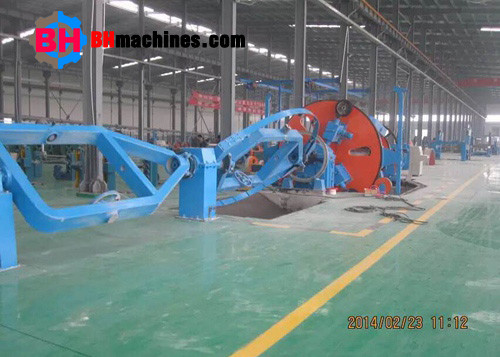 Laying up Machine Wire Machinery Exporter 1+1+3 Core Laying-up Machine 1600 MM | BH Machines