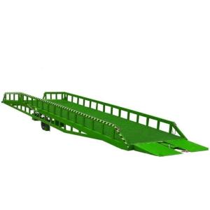 Quality 0.6m Mechanical Hydraulic Mobile Dock Ramp with Outriggers , 6000Kg wholesale