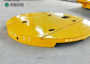 Quality Dia 4m railway electric turntable matching flat rail trolley in painting room wholesale