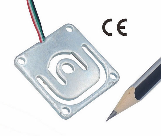 low profile compression force transducer 300N