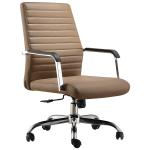 62cm Sponge PU Executive Chair Back Support Leaders Executive Office Chair SGS