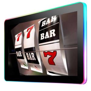 Quality 1920x1080 Resolution PCAP 23 Inch Touch Monitor With LED Flexible Strip wholesale