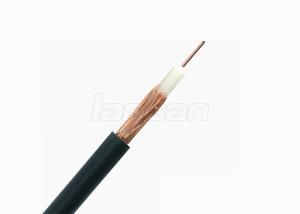 Quality PVC Jacket RG58 coaxial cable , Copper Clad Steel 60% Coverage Dual Coaxial Cable wholesale