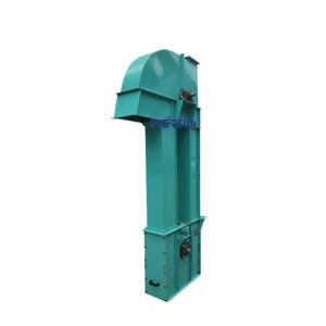 Food Grade Carbon Steel / SS304 / 316 Chain Bucket Elevator Conveyor For Wet Sand