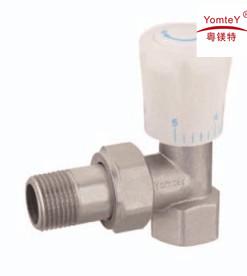 Quality yomtey brass hand temprerature control valve(angle type) wholesale