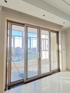 Quality Durable Residential Aluminum Sliding Glass Doors Large Screen Push And Pull Opening wholesale