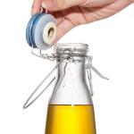 Empty 250ml 500ml 750ml Glass Bottle with Easy Swing Snap Cap For Beverage Juice